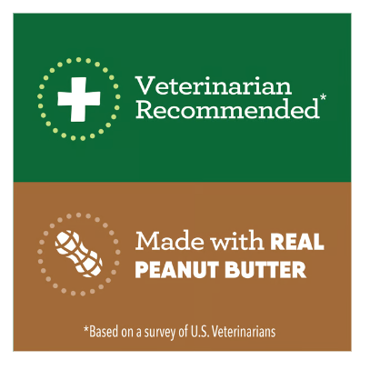 Greenies Pill Pockets Adult Dog Tablet Size Peanut Butter Flavour 90g