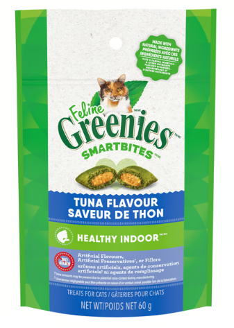 Greenies Feline Smartbites Healthy Indoor Tuna Flavour 60g