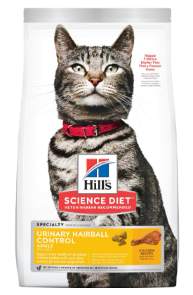 Hill's Science Diet Adult Urinary Hairball Control Chicken Recipe 7lb