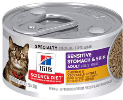 Hill's Science Diet Cat Sensitive Stomach & Skin Tuna Entree 82g