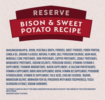 Natural Balance Limited Ingredient Bison & Sweet Potato Recipe Paté 368g
