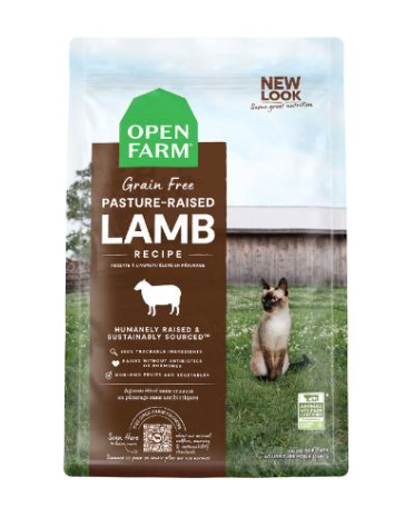 Open Farm Pasture-Raised Lamb Recipe Adult Cat 8lb