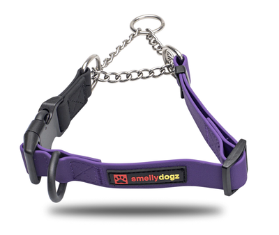 Smellydogz Small/Medium Martingale Collar - Purple