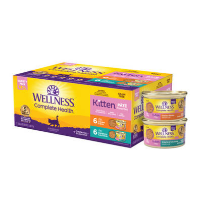 Wellness Complete Health Kitten Pate Whitefish/Tuna & Chicken 12 x 85g
