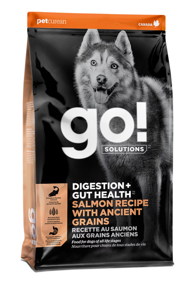 Go! Solutions Digestion + Gut Health Salmon Recipe with Ancient Grains 22lb