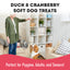 Granville Pet Treatery Get the Duck Out Ta Here- Premium Soft & Chewy Duck & Cranberry Treat For Dogs & Cats 175g
