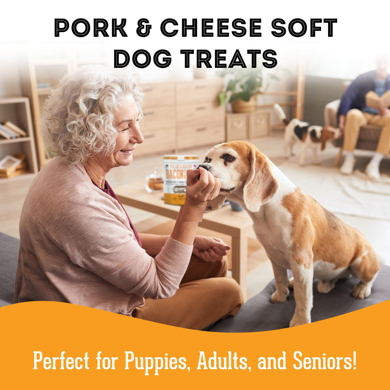 Granville Pet Treatery It's Like a Healthy Bacon Cheeseburger - Premium Soft & Chewy Pork Liver & Cheese Treat For Dogs & Cats 175g