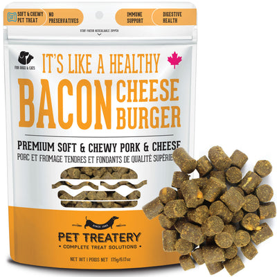 Granville Pet Treatery It's Like a Healthy Bacon Cheeseburger - Premium Soft & Chewy Pork Liver & Cheese Treat For Dogs & Cats 175g