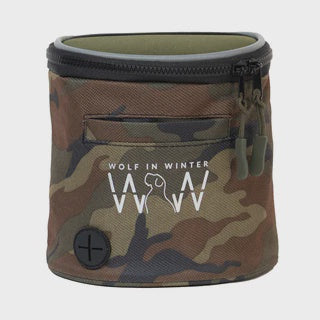 Wolf In Winter Quickdraw Dog Treat Pouch - Army Green & Camo