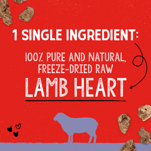 Stella & Chewy's Lamb Heart Treats 85g