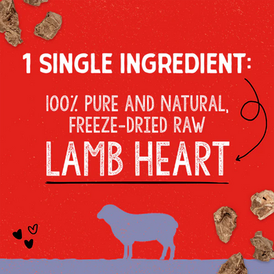 Stella & Chewy's Lamb Heart Treats 85g