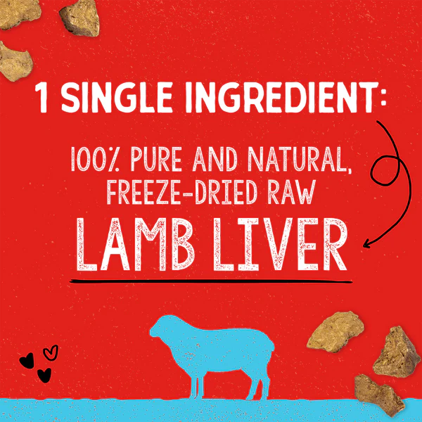 Stella & Chewy's Lamb Liver Treats 85g