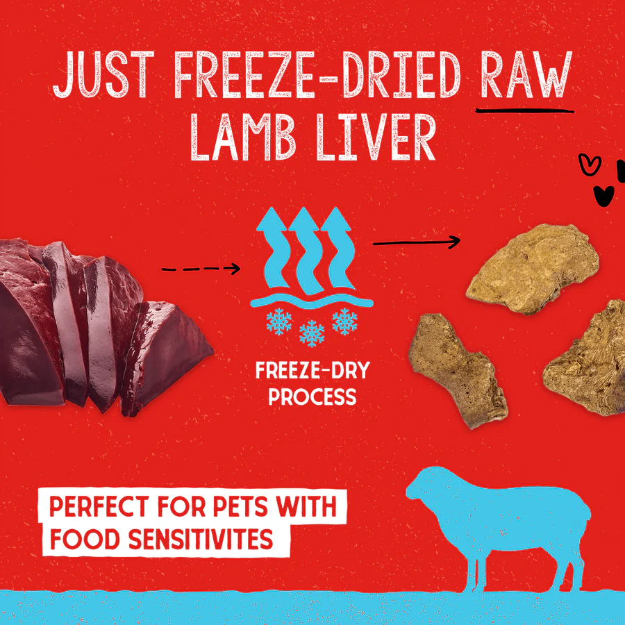 Stella & Chewy's Lamb Liver Treats 85g