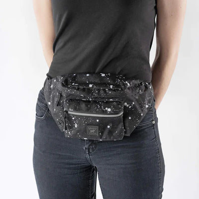 Canada Pooch The Everything Fanny Pack Black Splatter