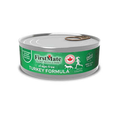FirstMate Limited Ingredient Cage Free Turkey Formula for Cats 3.2oz