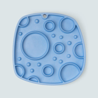 West Paw Bubbles Feast Mat - Periwinkle