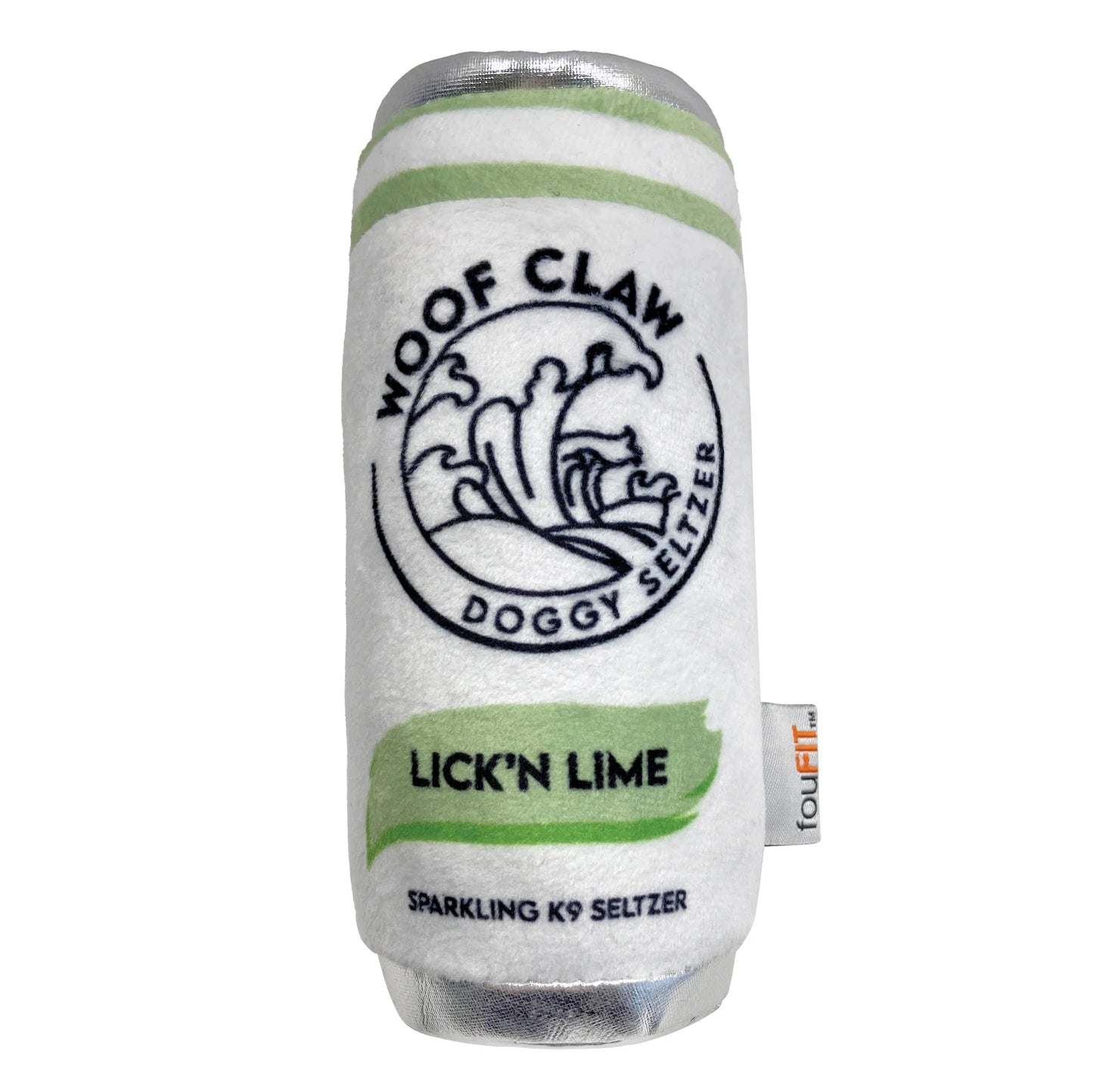 Fou Fou Brands Woof Claw Plush Lick'n Lime