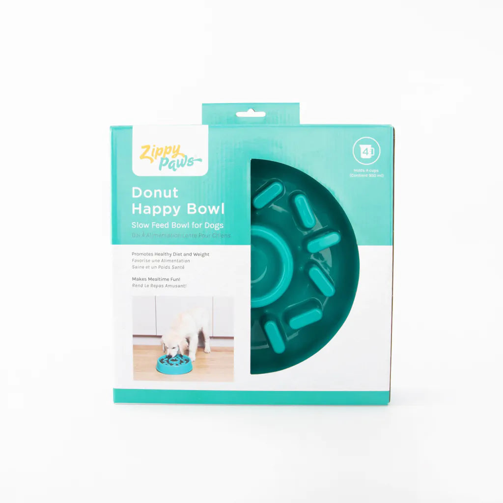 ZippyPaws Happy Bowl Slow Feeder - Donut