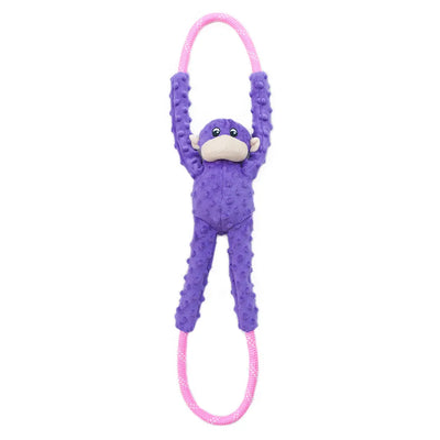 ZippyPaws Monkey RopeTugz – Purple