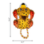 Kong Cozie Tuggz Cheetah Medium/Large