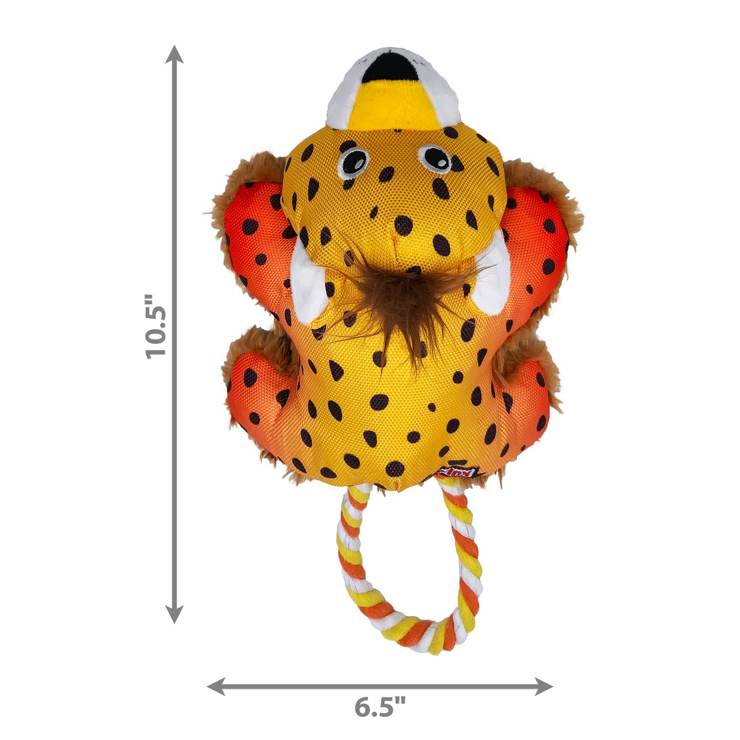 Kong Cozie Tuggz Cheetah Medium/Large