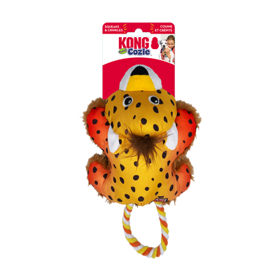 Kong Cozie Tuggz Cheetah Medium/Large