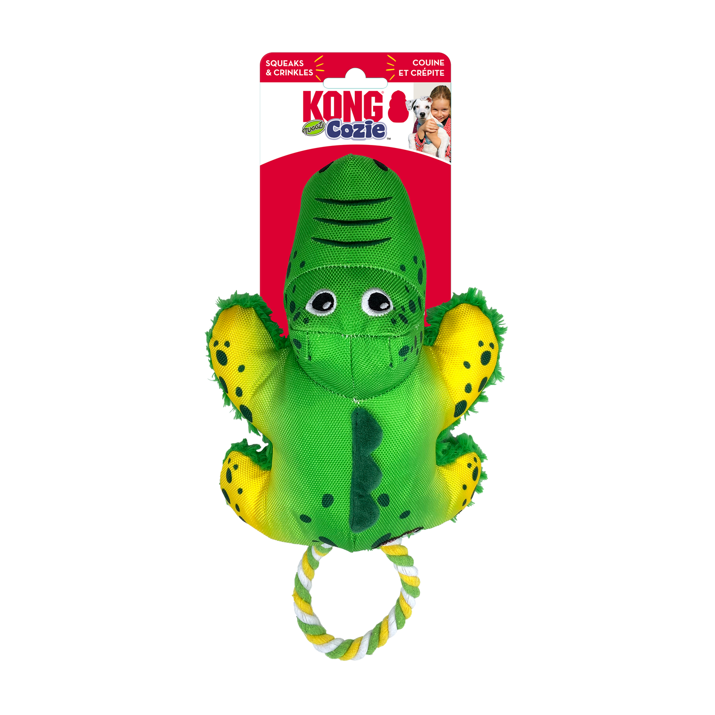 Kong Cozie Tuggz Alligator Medium/Large