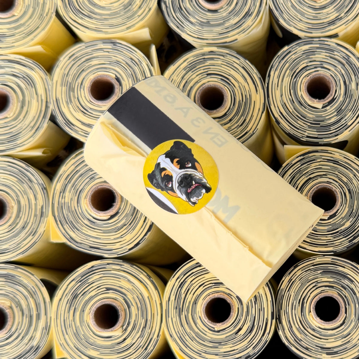 Monty's Cornstarch Poop Bag Single Roll (15 Bags)