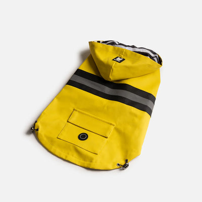 Silver Paw Aden Dog Yellow Raincoat - Extra Small