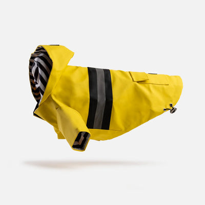 Silver Paw Aden Dog Yellow Raincoat - Extra Small