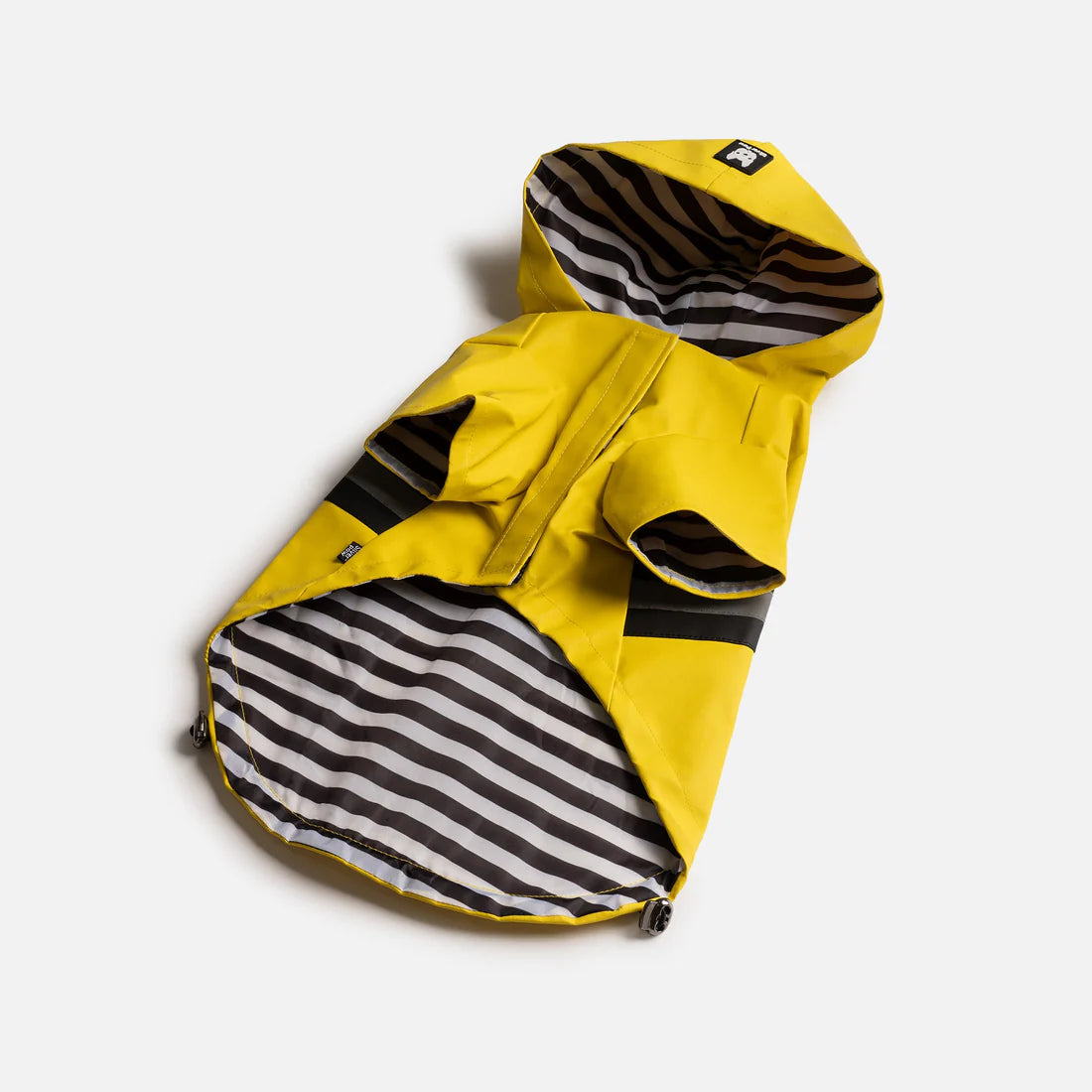 Silver Paw Aden Dog Yellow Raincoat - Extra Small