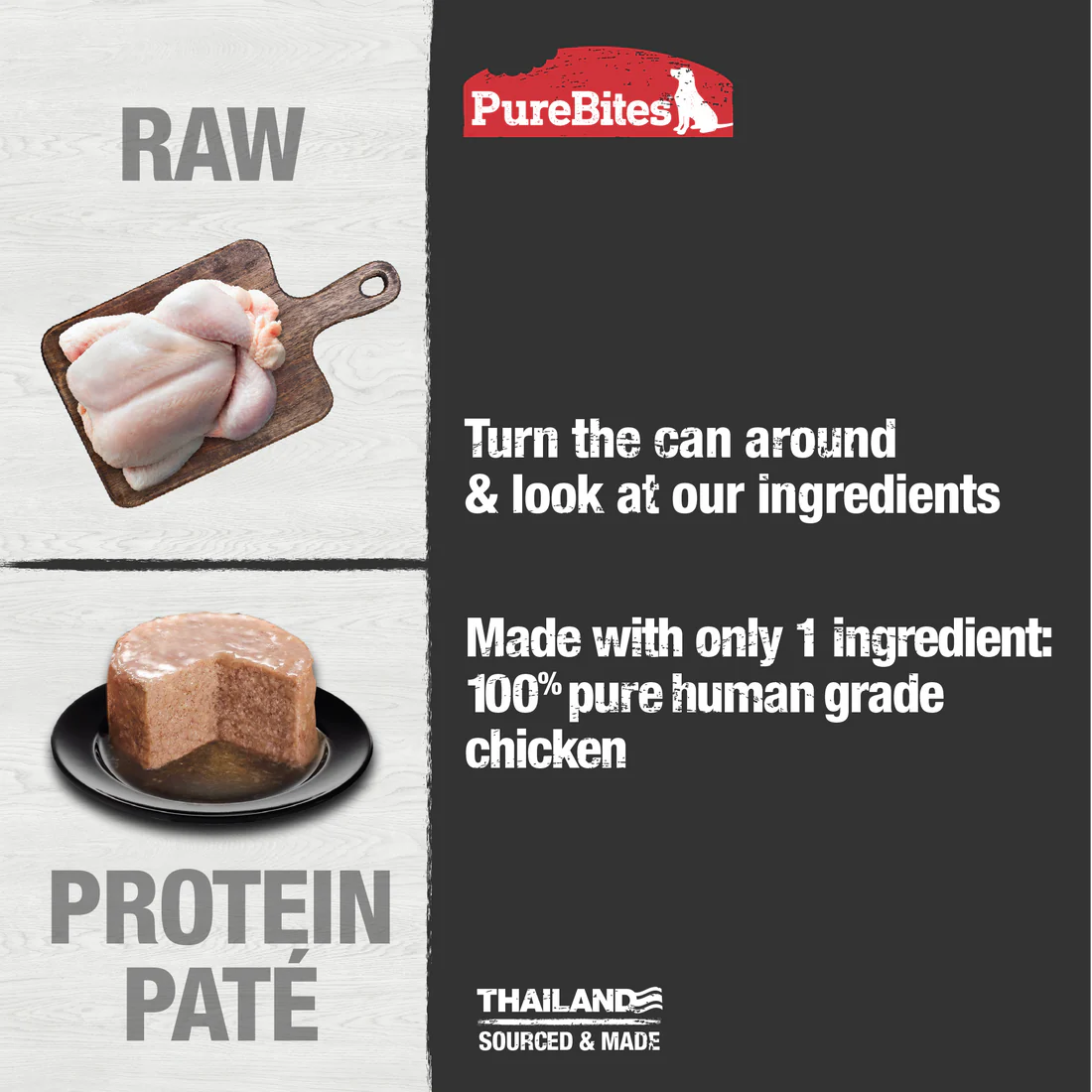 PureBites Chicken Pate for Dogs 71g