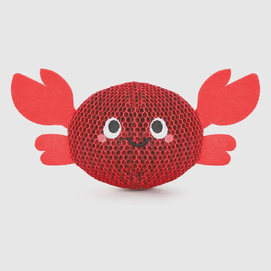 Hugsmart Ocean Pals | Crab - Dog Ball Toy