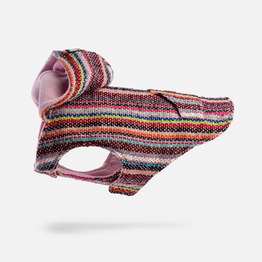 Silver Paw Pink Baja Dog Poncho - XXL