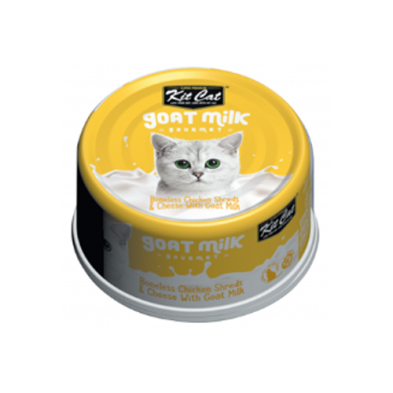 Kit Cat Wet GMG Chicken & Cheese w/Goat Milk 70g