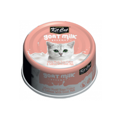 Kit Cat Wet GMG Tuna & Salmon w/Goat Milk 70g