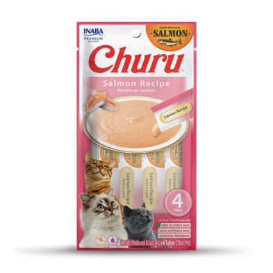 Inaba Churu Puree Salmon 4pk