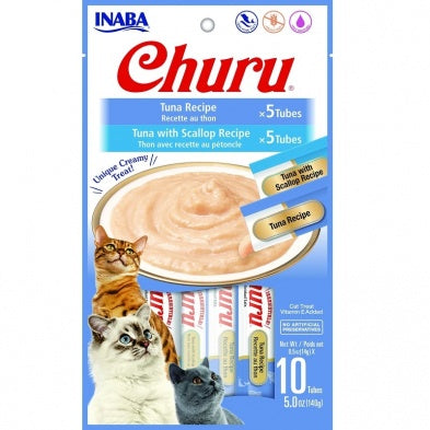 Inaba Churu Puree Tuna Variety Bag 10pk