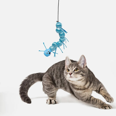 Silver Paw Caterpillar Dangler Cat Toy