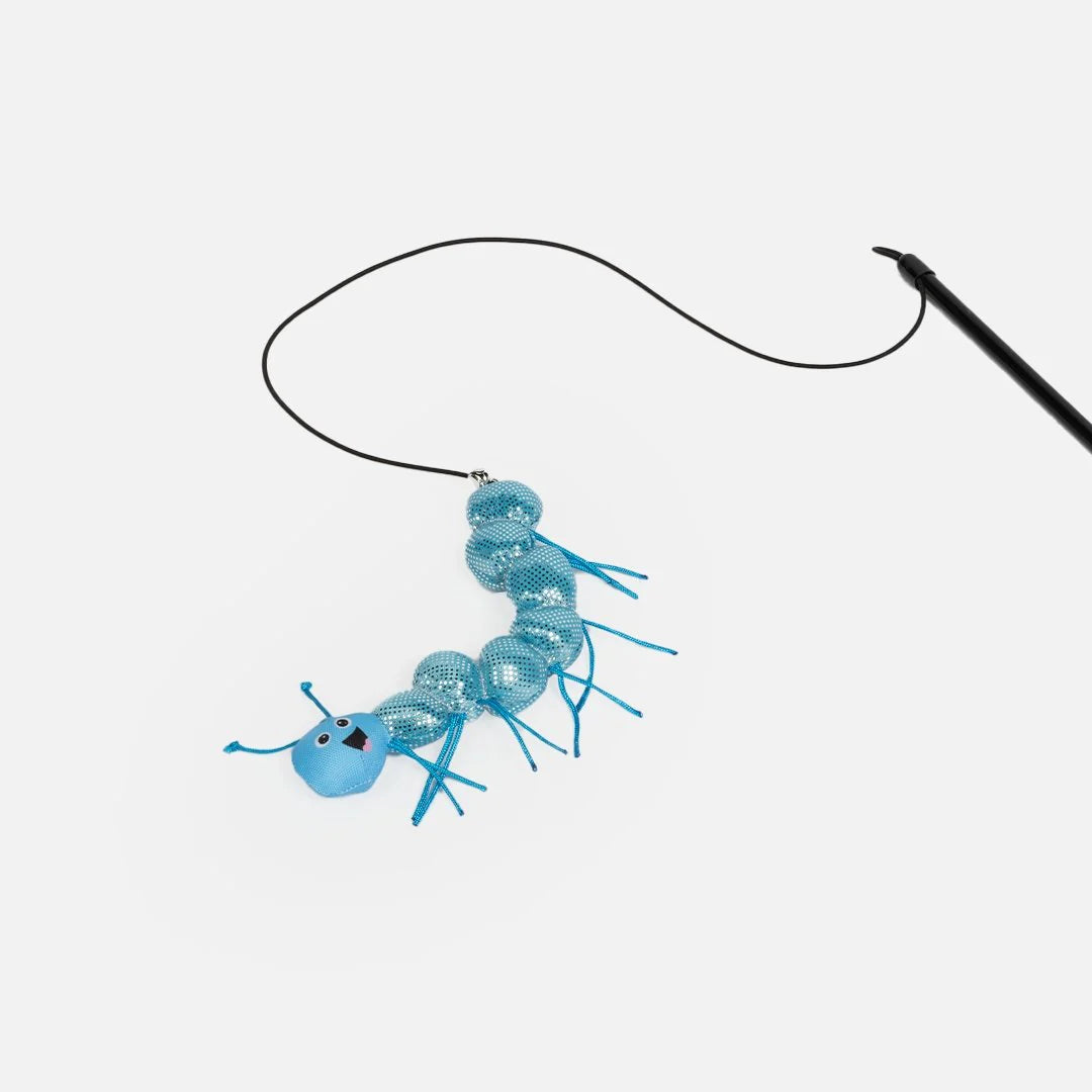 Silver Paw Caterpillar Dangler Cat Toy