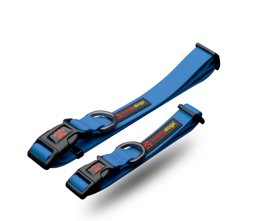 Smellydogz Medium/Large Adjustable Comfort Collar - Blue