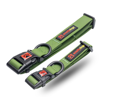 Smellydogz Small/Medium Adjustable Comfort Collar - Olive