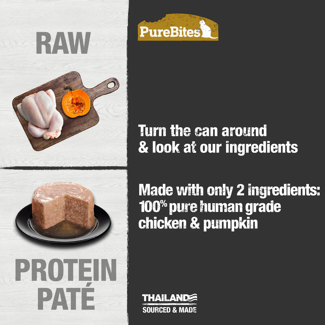 PureBites Chicken & Pumpkin Pate for Cats 71g