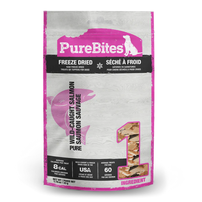 PureBites Salmon Freeze Dried Dog Treats 33g