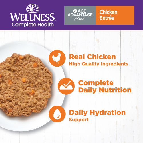 Wellness Complete Health Pate Age Advantage Chicken Entree 85g