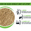 World's Best Multiple Cat Unscented Clumping Litter 28lb
