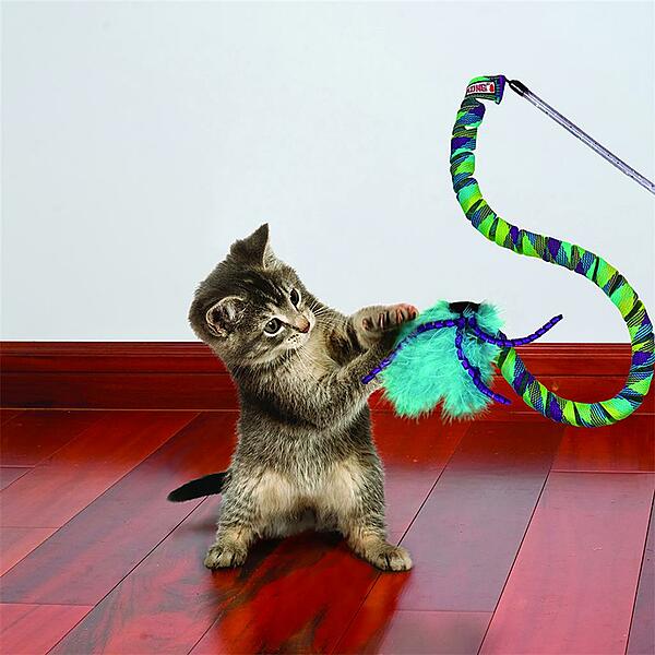 Kong Teaser Curlz - Cat Wand