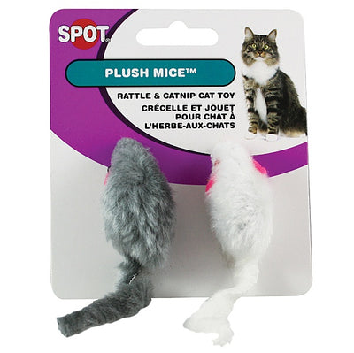Spot Mice Rattle & Catnip 2 Pack