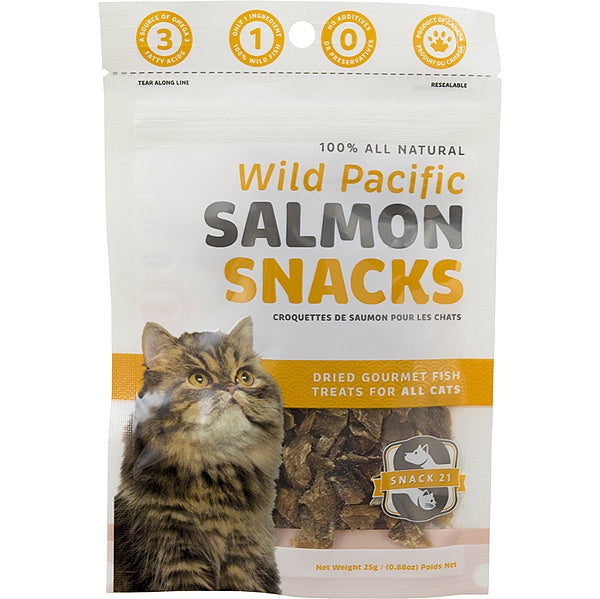 Snack21 Cat Wild Pacific Salmon Snacks 25g
