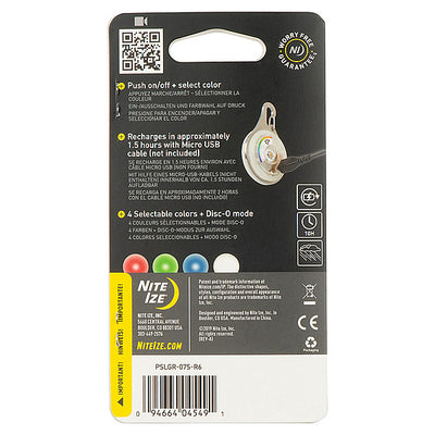 Nite Ize SpotLit XL Rechargeable Collar Light Disc-O